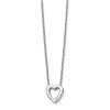 Necklace White Ice .02ct Diamond Heart