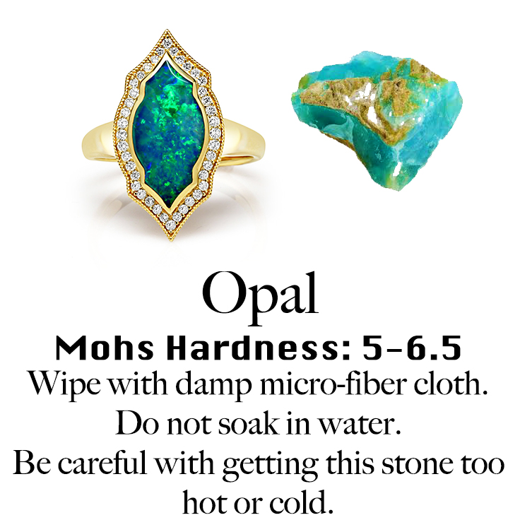 How to care for opals